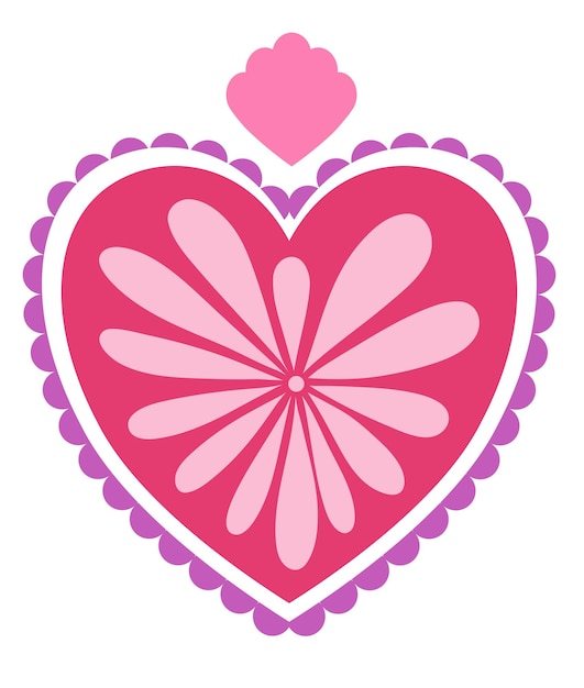 Dekoracyjne Serca Na Walentynki Jasny Wystrój Miłości Do Kart Plakaty Zaproszenia