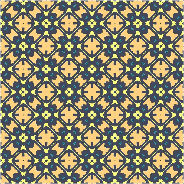 Dekoracyjny bezszwowy wzór z minimalistycznym abstrakcyjnym stylem retro