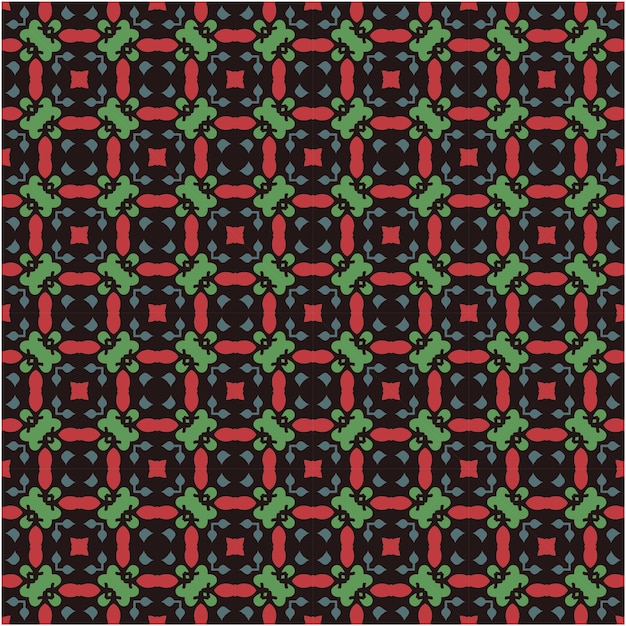 Dekoracyjny bezszwowy wzór z minimalistycznym abstrakcyjnym stylem retro