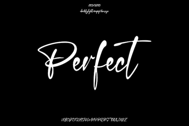 Dekoracyjny Perfect Creative Vector Script Alphabet Font Design