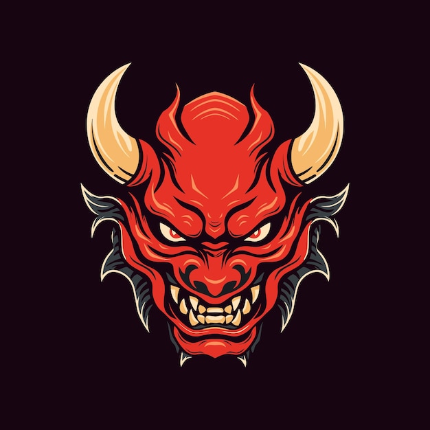 Demon Diabeł Maskotka I Logo E-sportu