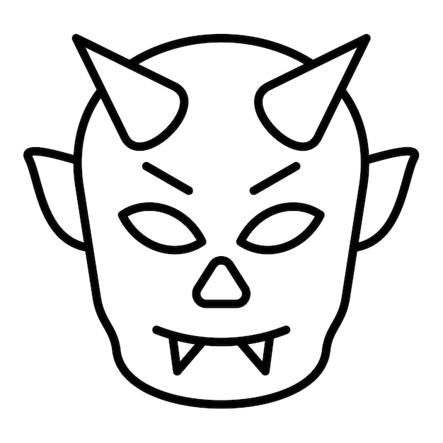 Plik wektorowy demon icon