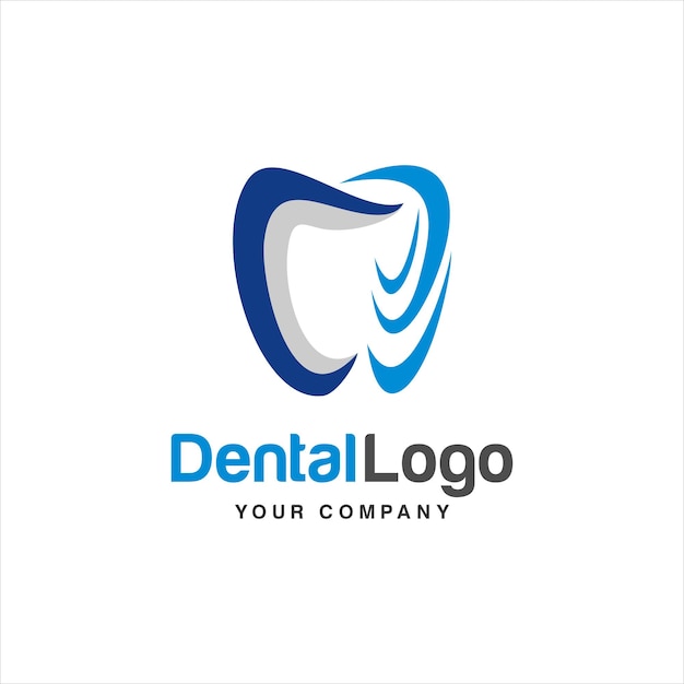 Dental Logo Design Kreatywne Logo Dentysty Kreatywne Logo Firmy Dental Clinic Logo Wektor