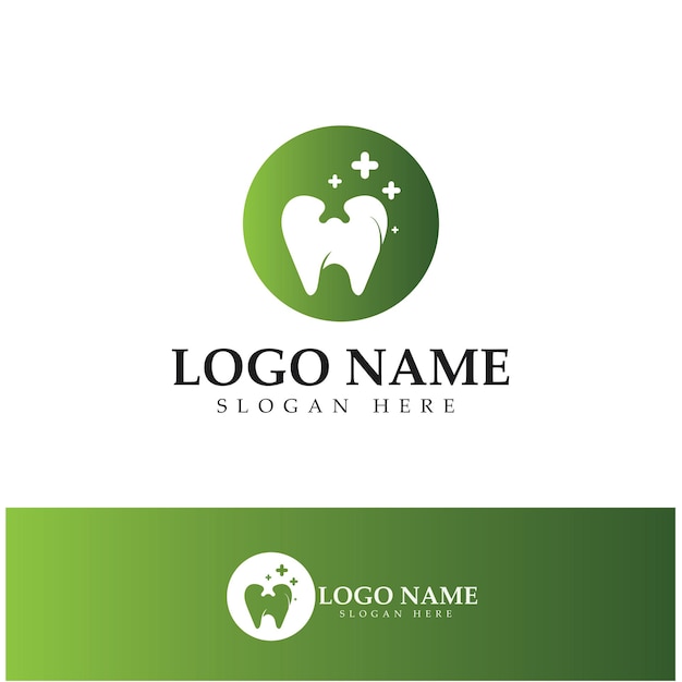 Dental Logo Design Szablon Wektorowykreatywne Logo Dentysty Dental Clinic Vector Logo