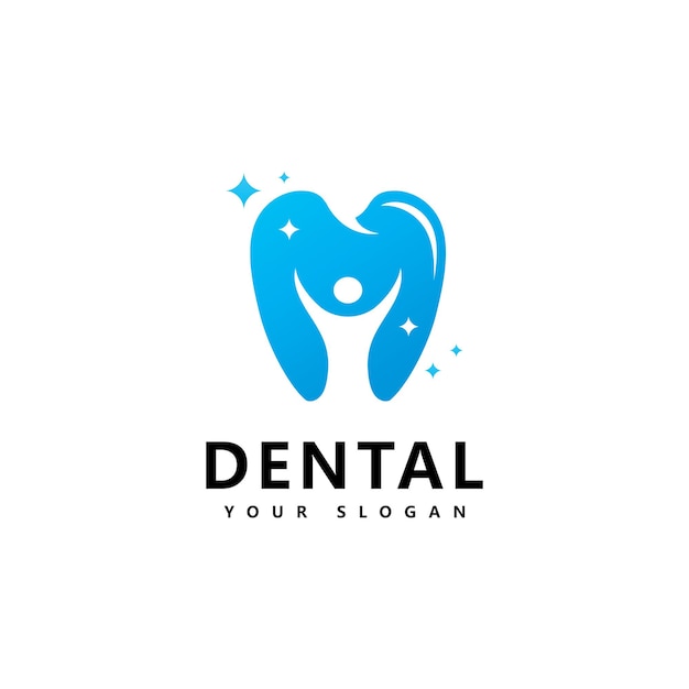 Dental Logo Ikona Design Vector