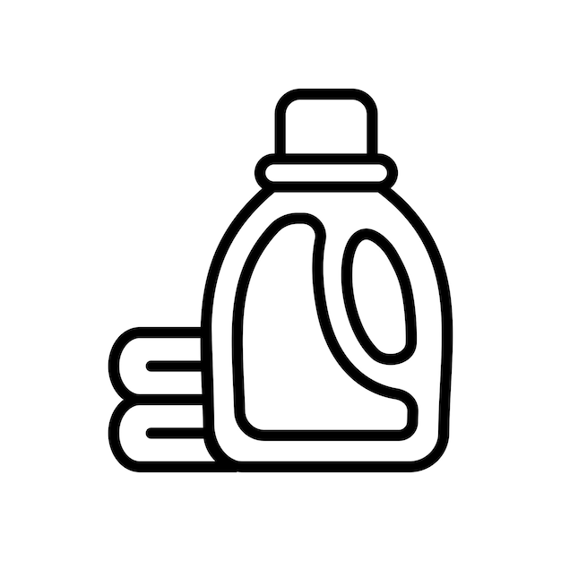 detergent ikona wektor szablon projektu na białym tle