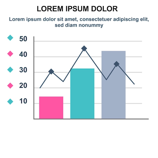 Plik wektorowy diagram infograficzny