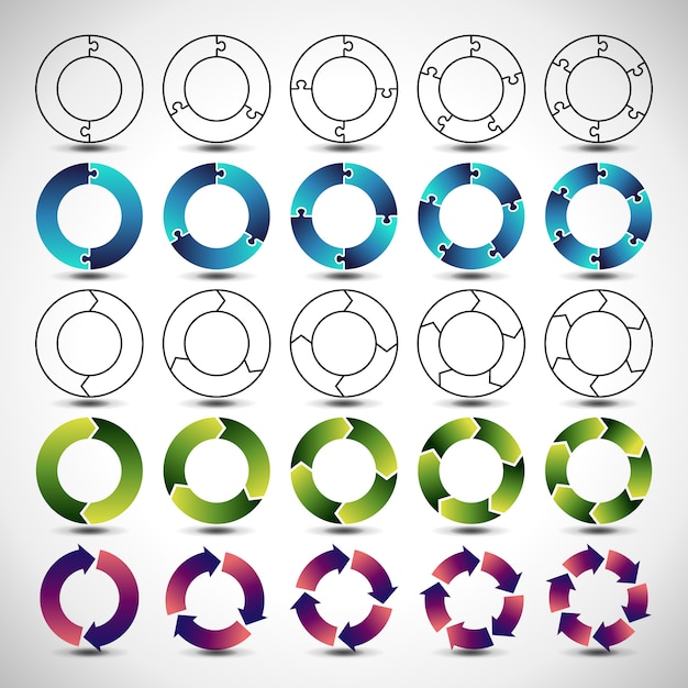 Plik wektorowy diagramy i grafika do infografiki