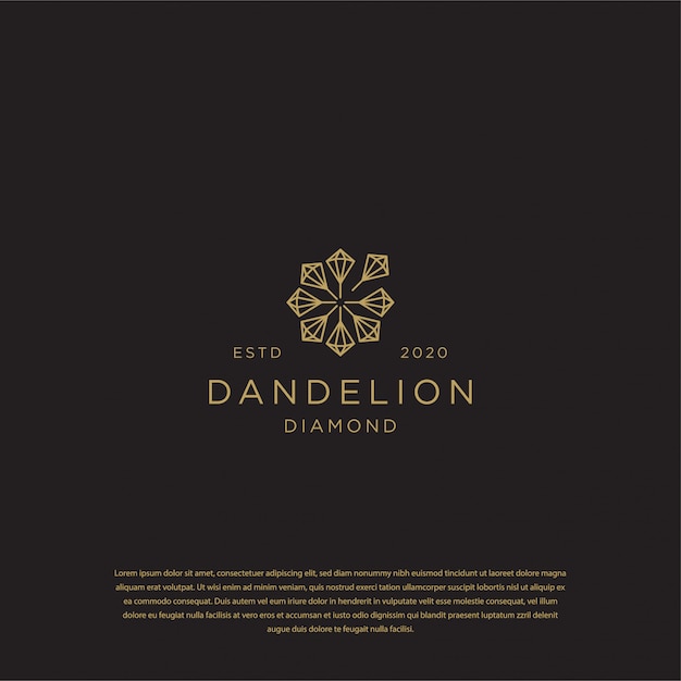 Diamentowe Logo Dandelion Premium