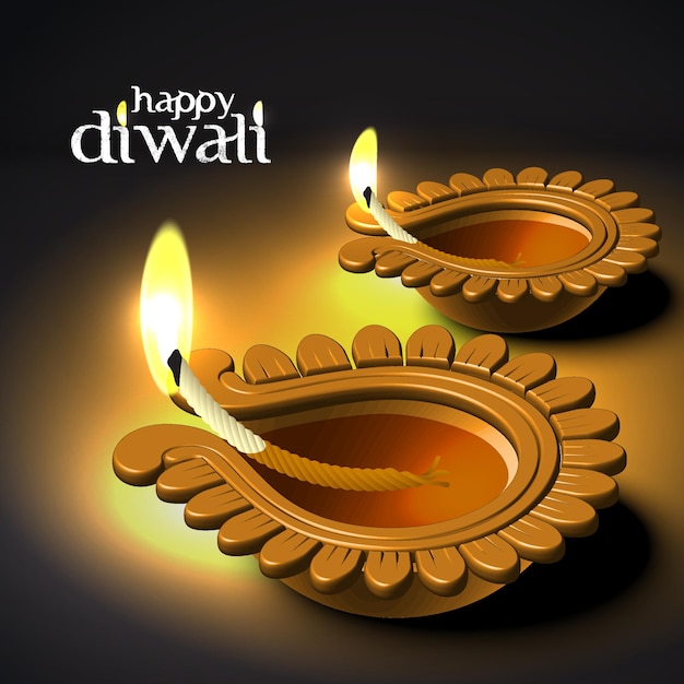 Plik wektorowy diwali background post