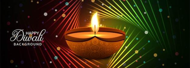 Diwali Festiwalu Sztandaru Kolorowy Tło