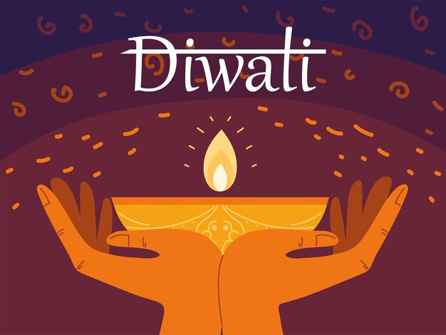 Diwali świąteczny Hinduski