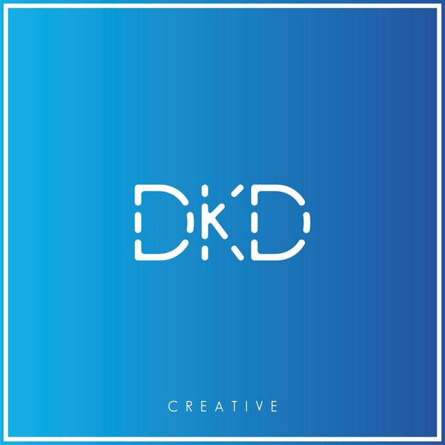 Plik wektorowy dkd premium wektor ostatni projekt logo kreatywne logo wektor ilustracja minimalny logo monogram