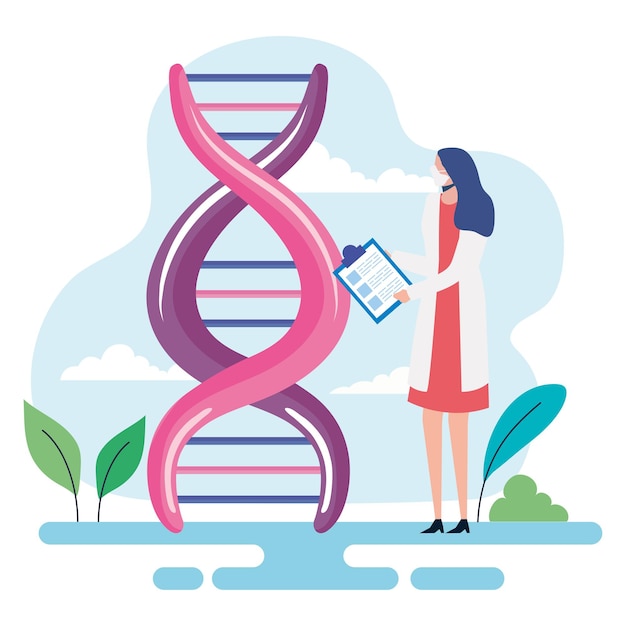 Dna I Kobieta Lekarz