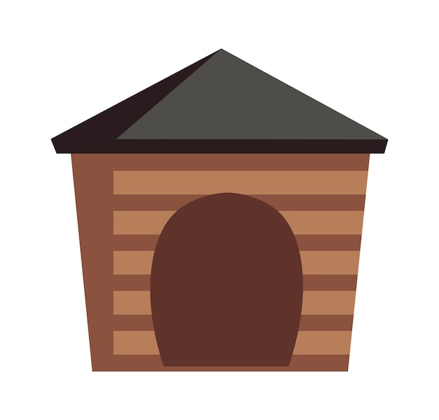 Plik wektorowy doghouse zwierzę ikona ilustracja wektorowa