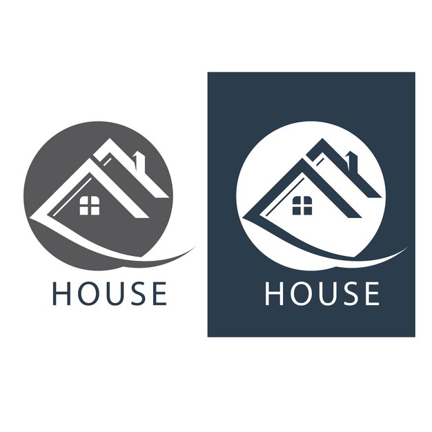 Dom Logo I Symbol Grafika Wektorowa
