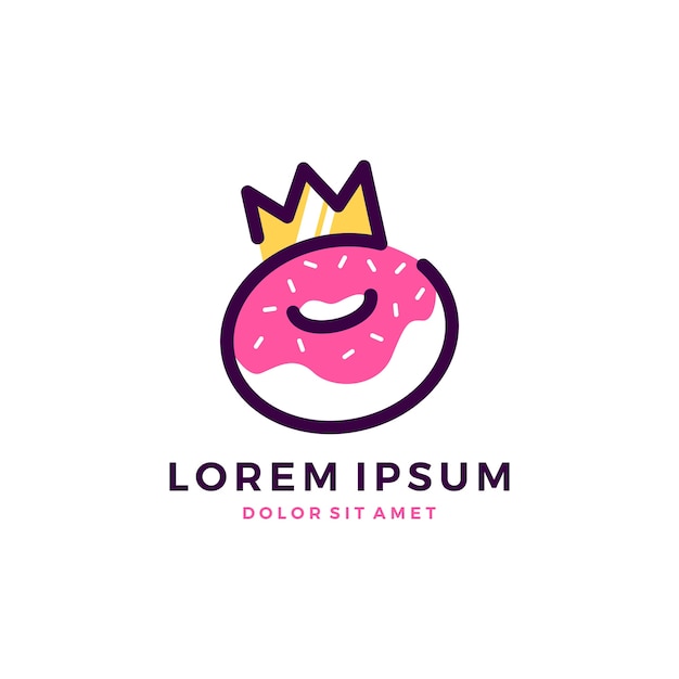 Donuts King Logo Crown Donuts Donut Pobierz