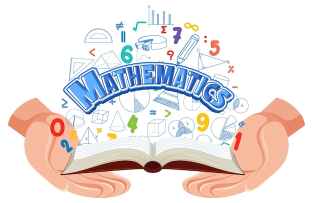 Doodle Formułę Matematyczną Z Czcionką Mathematics