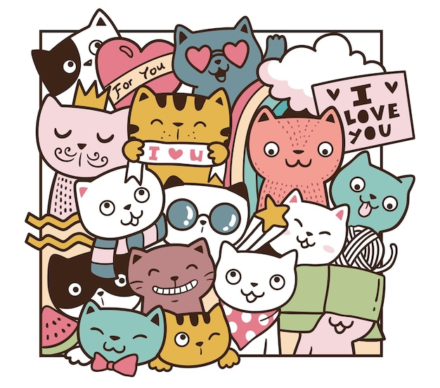 Doodle kochają koty