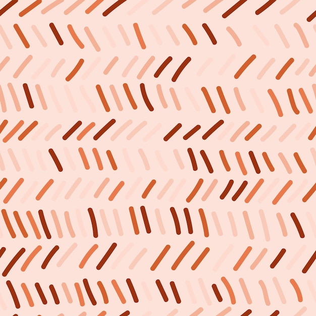 Doodle zygzakowate linie bezszwowe wzór Ręcznie rysowane przerywana linia niekończąca się tapeta
