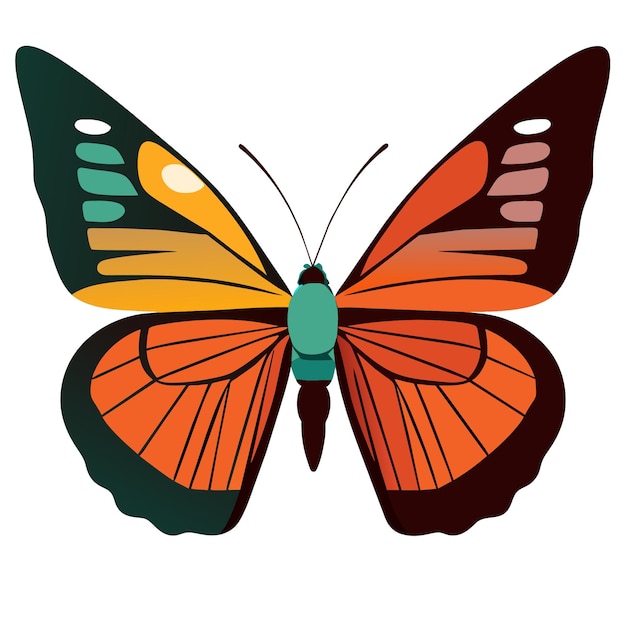 Doskonałość estetyczna akwareli Monarch Butterfly