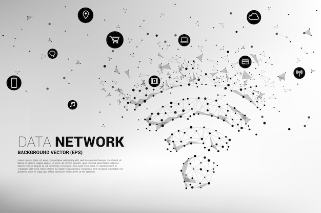 Dot Connect Line Signage Mobile Signage