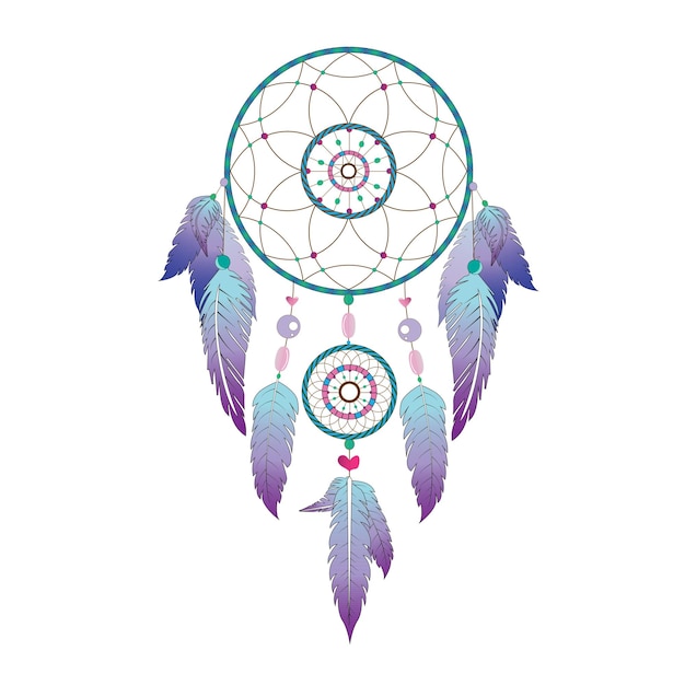 Plik wektorowy dream catcher ilustracji