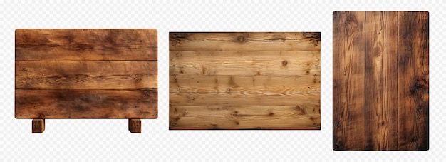 Plik wektorowy drewniana deska wektor zestaw na białym tle