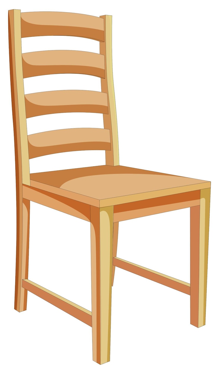 Wektor drewniany clipart przewodniczącego