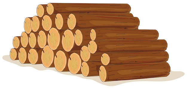 Plik wektorowy drewno tartaczne