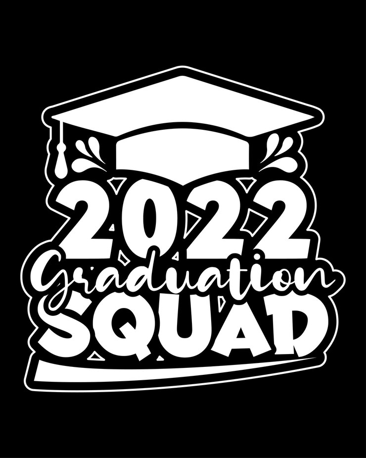 Drużyna absolwentów 2022 Graduation Day Typografia Projekt koszulki