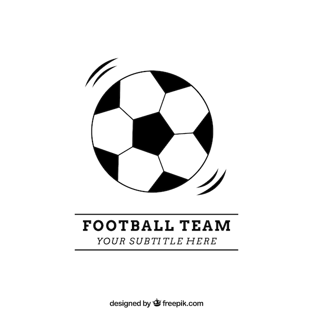 Plik wektorowy drużyna piłkarska logo