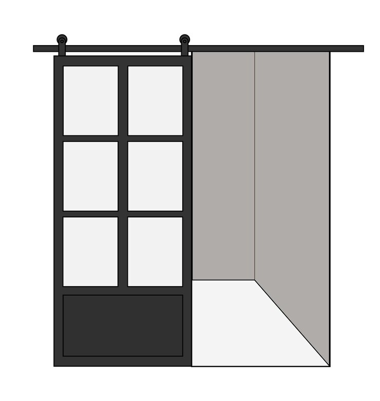 Wektor drzwi na białym tle ilustracja drzwi w płaskim stylu