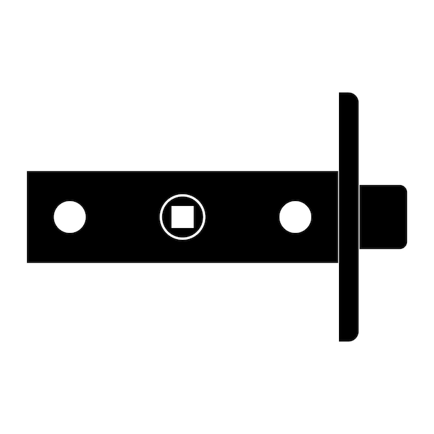 Drzwi Zawias Ikona Logo Wektor Wzór