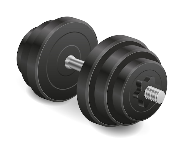 dumbbells do sportu lub fitness do budowy mięśni ilustracja wektorowa