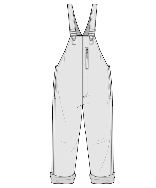 Plik wektorowy dungarees 1