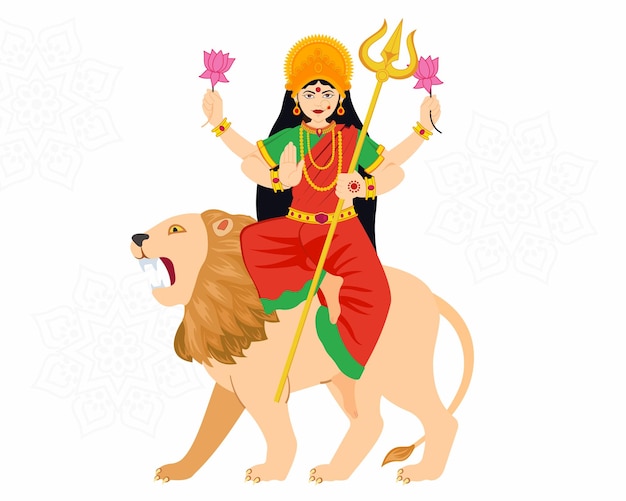 Plik wektorowy durga maa wektor