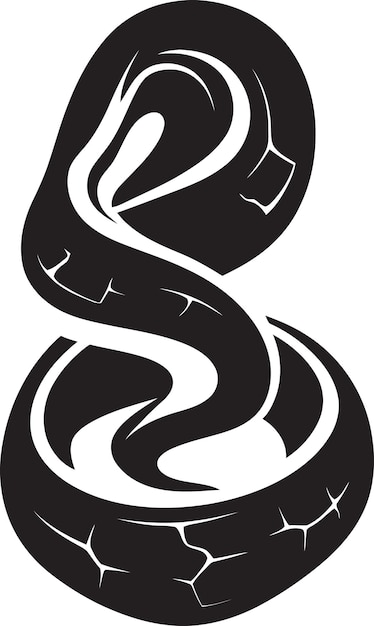 Dynamic Serpent Essence Dark Vector Graphics (dynamiczna Esencja Węża)