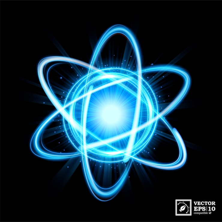 Wektor dynamiczny wybuch światła atomowego
