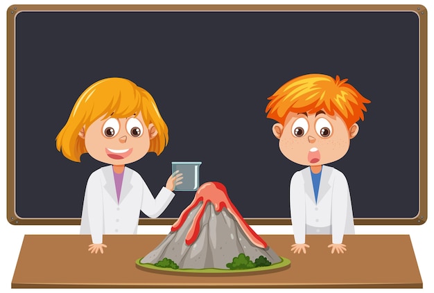 Dzieci Naukowców Robią Eksperyment Naukowy