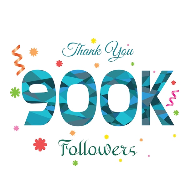 Dziękuję Szablon Projektu 900k Followers