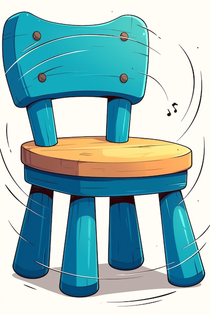 Plik wektorowy dzień dziecięcy z muzycznymi grami na krzesłach