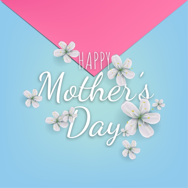Dzień Matki Kartkę Z życzeniami Z Pięknym Kwiatem
