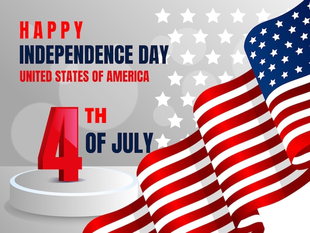 Plik wektorowy dzień niepodległości 4 lipca
