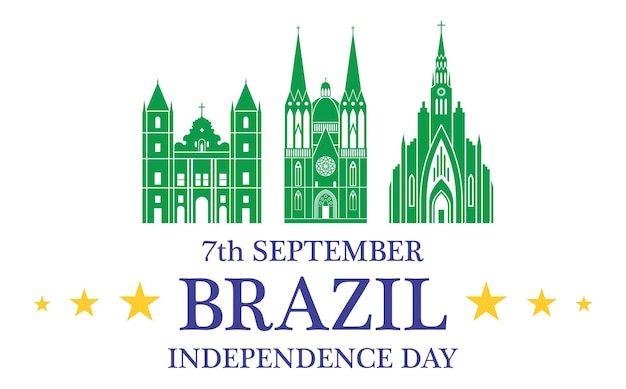 Plik wektorowy dzień niepodległości brazylii