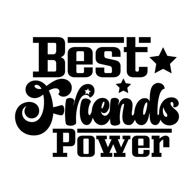 Dzień Przyjaźni Svg Design Przyjaciele Bestie Squad Design