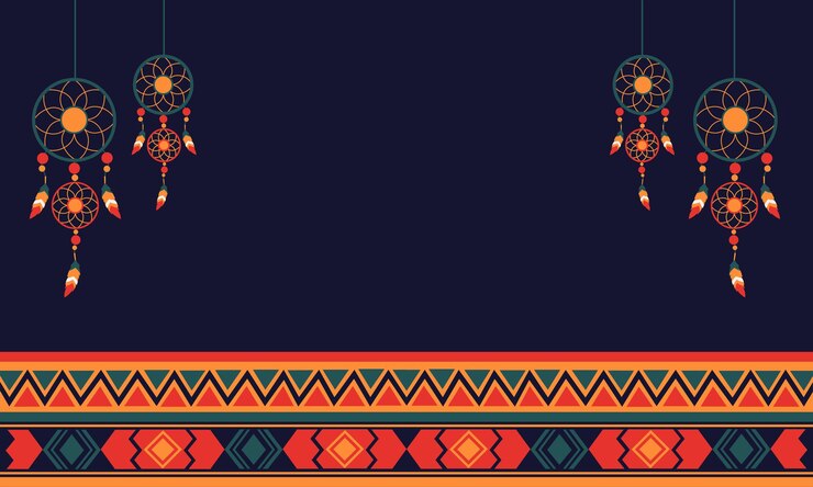 Wektor dzień rdzennych indian amerykańskich 2