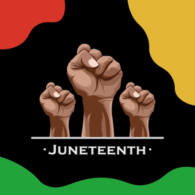 Plik wektorowy dzień wolności juneteenth wektor juneteenth