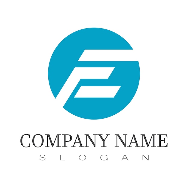 E Letter Logo Biznes Wektor I Projekt Symbolu