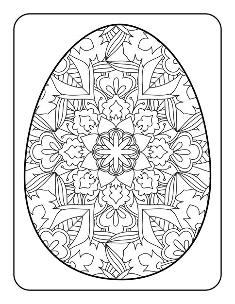 Easter egg kolorowanki Easter Bunny kolorowanki Strona kolorowanka dla dorosłych i dzieci